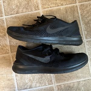 Nike Free RN Womens Shoes Sneakers Size 8 Black